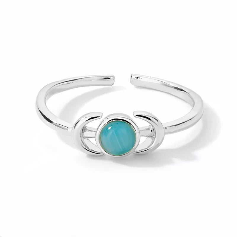 Classic Twist Zircon Stainless Steel Open Ring