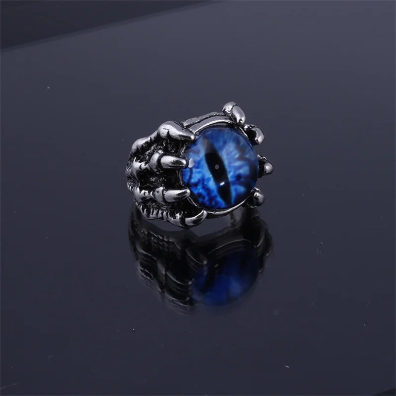 Lucky Turkish Blue Evil Eye Adjustable Ring