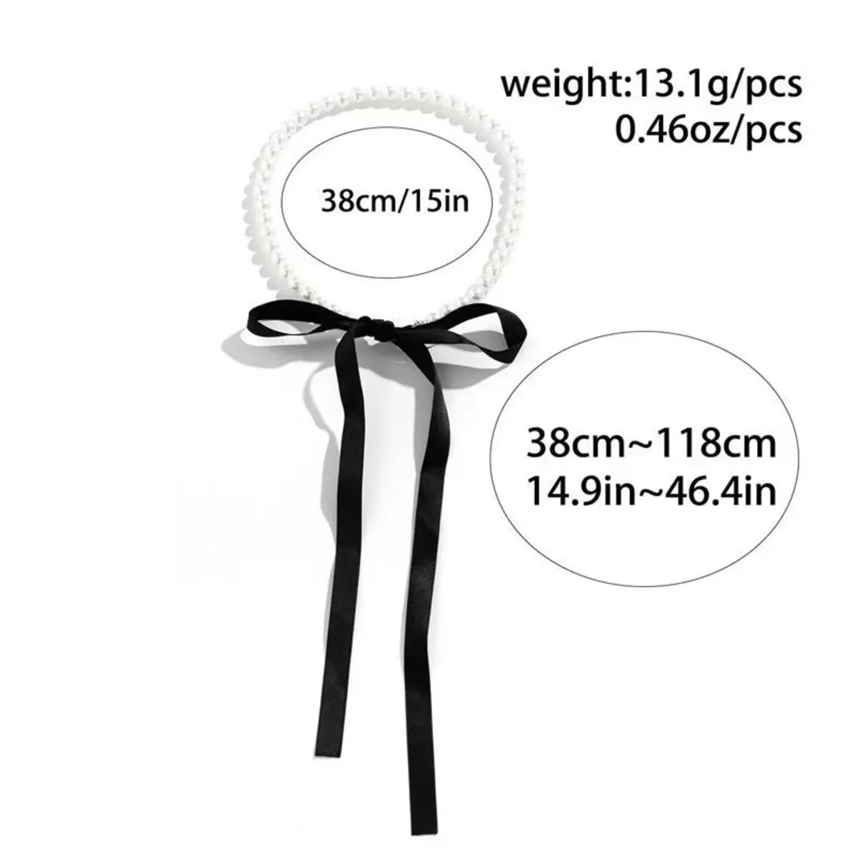 Black Velvet Bowknot Choker Necklace for Women