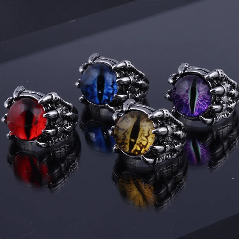 Lucky Turkish Blue Evil Eye Adjustable Ring