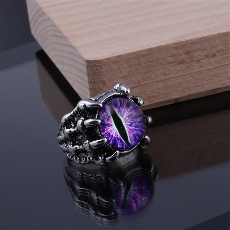 Lucky Turkish Blue Evil Eye Adjustable Ring