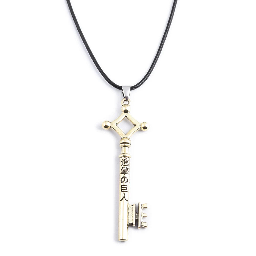 Attack on Titan Wings of Freedom Necklace – Punk Survey Corps Pendant Jewelry for Fans