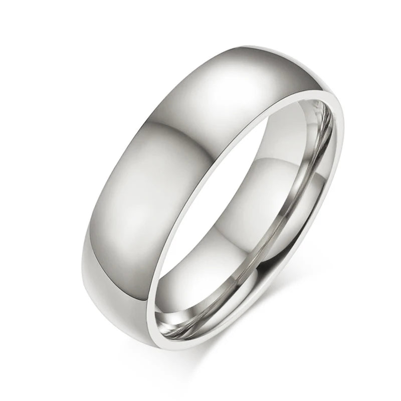 Letdiffery Gold Stainless Steel Couple Rings