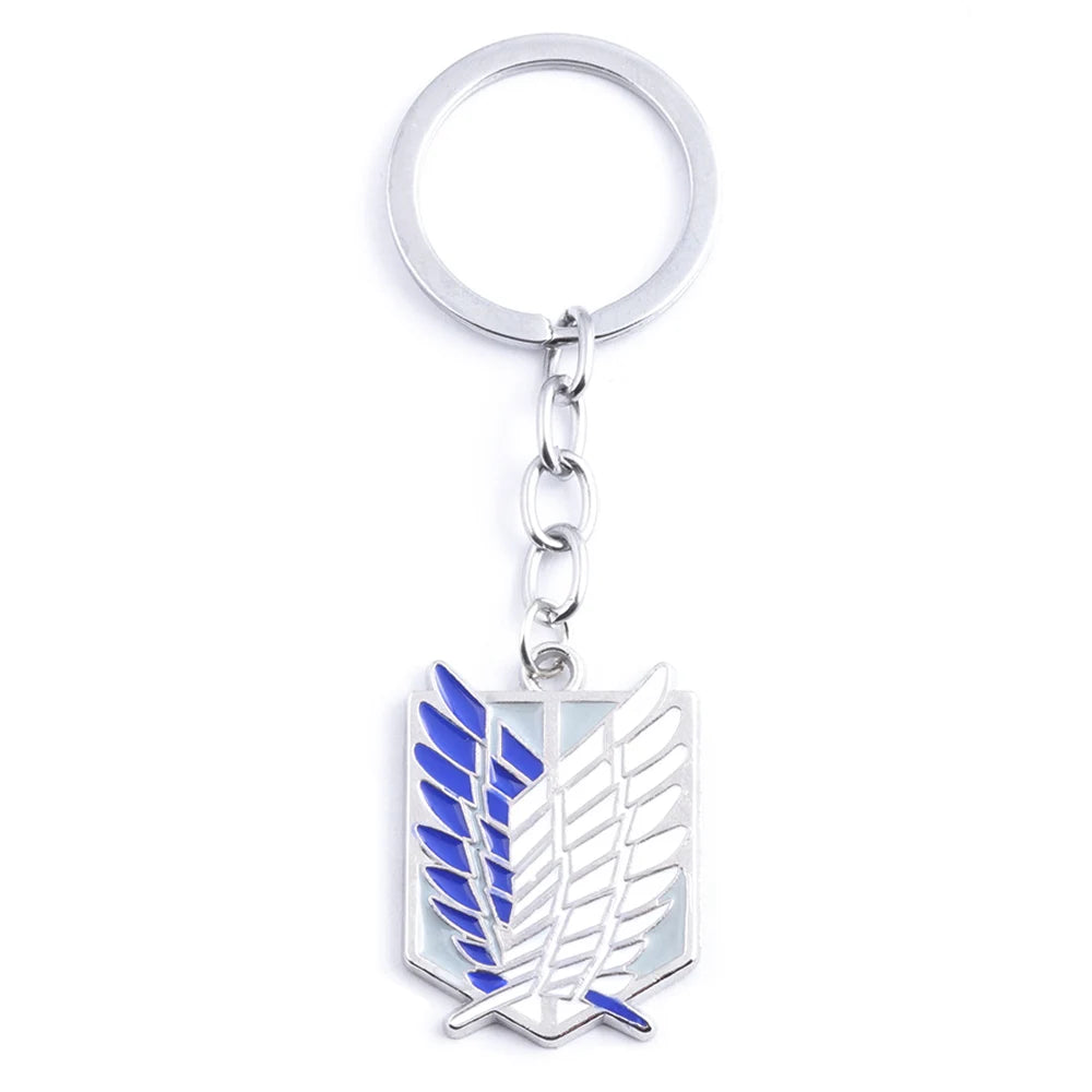 Attack on Titan Wings of Freedom Necklace – Punk Survey Corps Pendant Jewelry for Fans