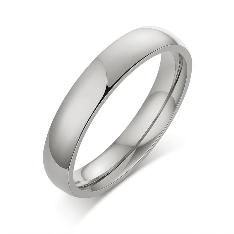 Letdiffery Gold Stainless Steel Couple Rings