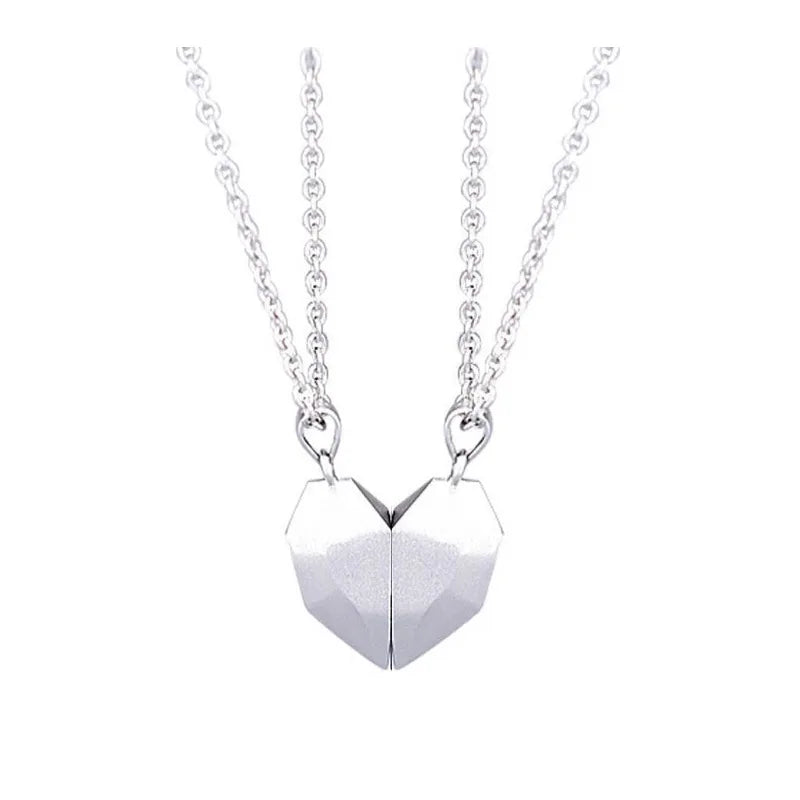 Couple Heartbeat Pendant Necklace for Couples