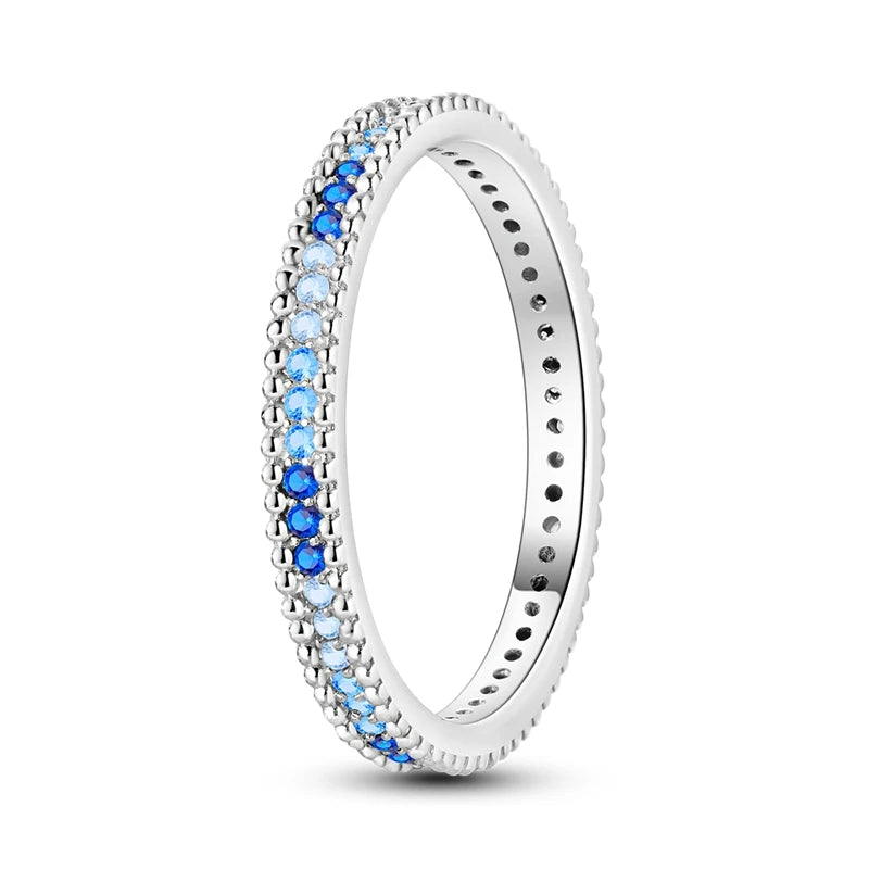 925 Silver Star Moon Colorful Zircon Ring

Product Description: