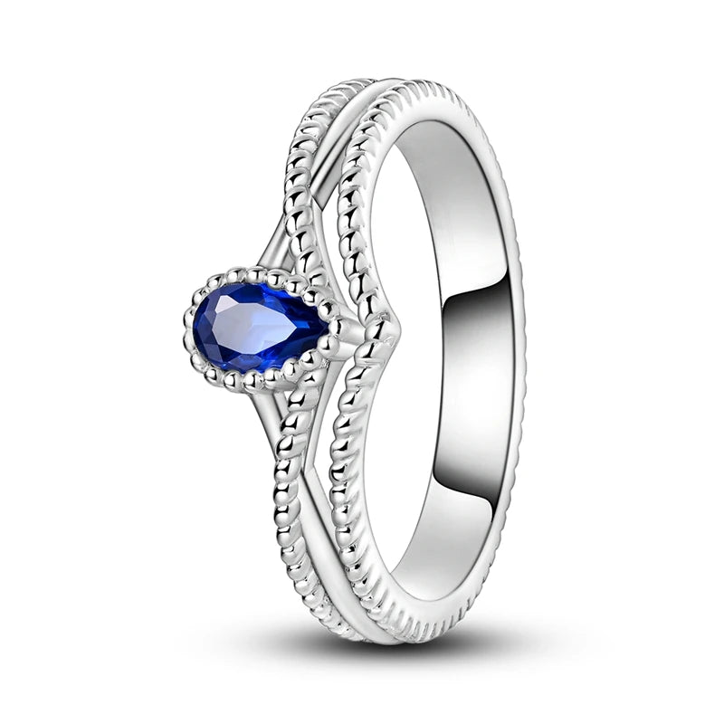 925 Silver Star Moon Colorful Zircon Ring

Product Description:
