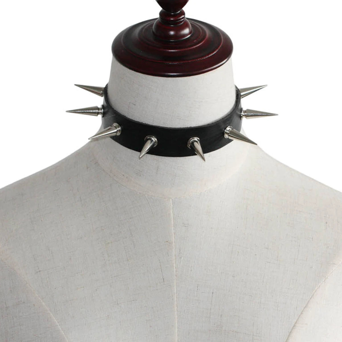 Halloween Gothic Punk PU Leather Collar Necklace