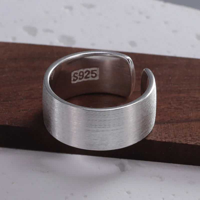 VENTFILLE 925 Silver Geometric Ring for Women