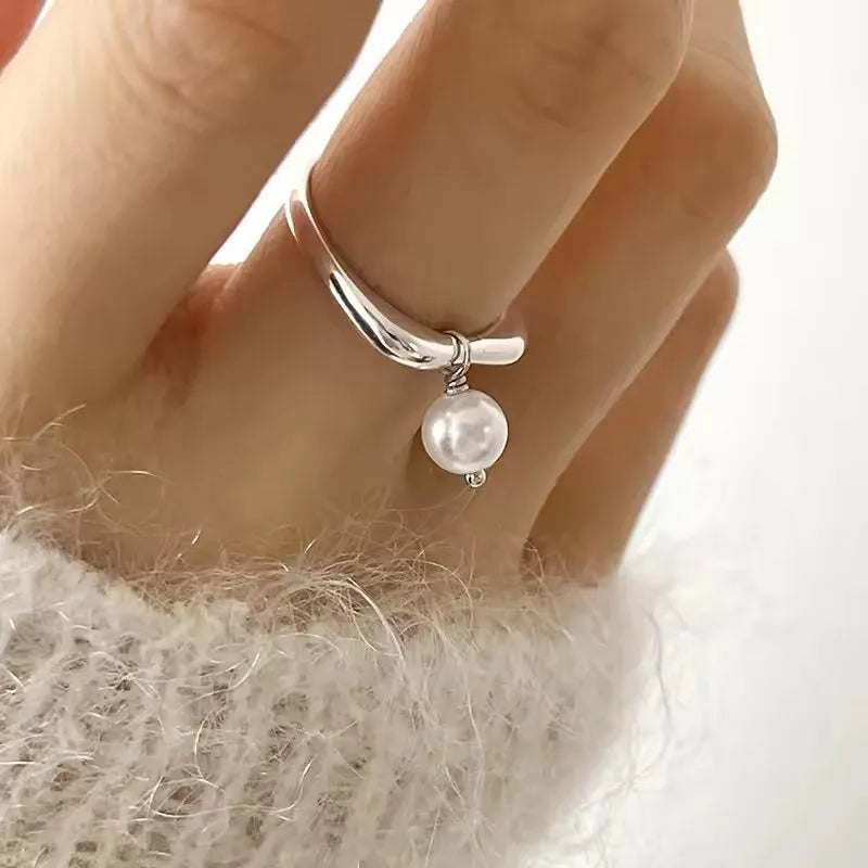 Sam Panda 925 Silver Adjustable Chain Ring