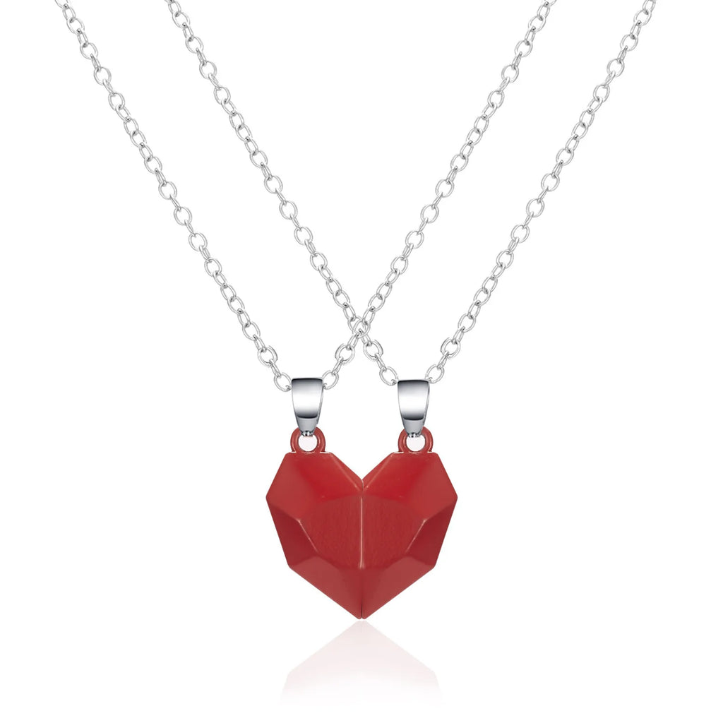 Couple Heartbeat Pendant Necklace for Couples