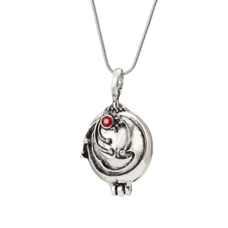 Vampire Diaries Elena Gilbert Vervain Pendant Necklace – Photo Locket Jewelry for Men & Women