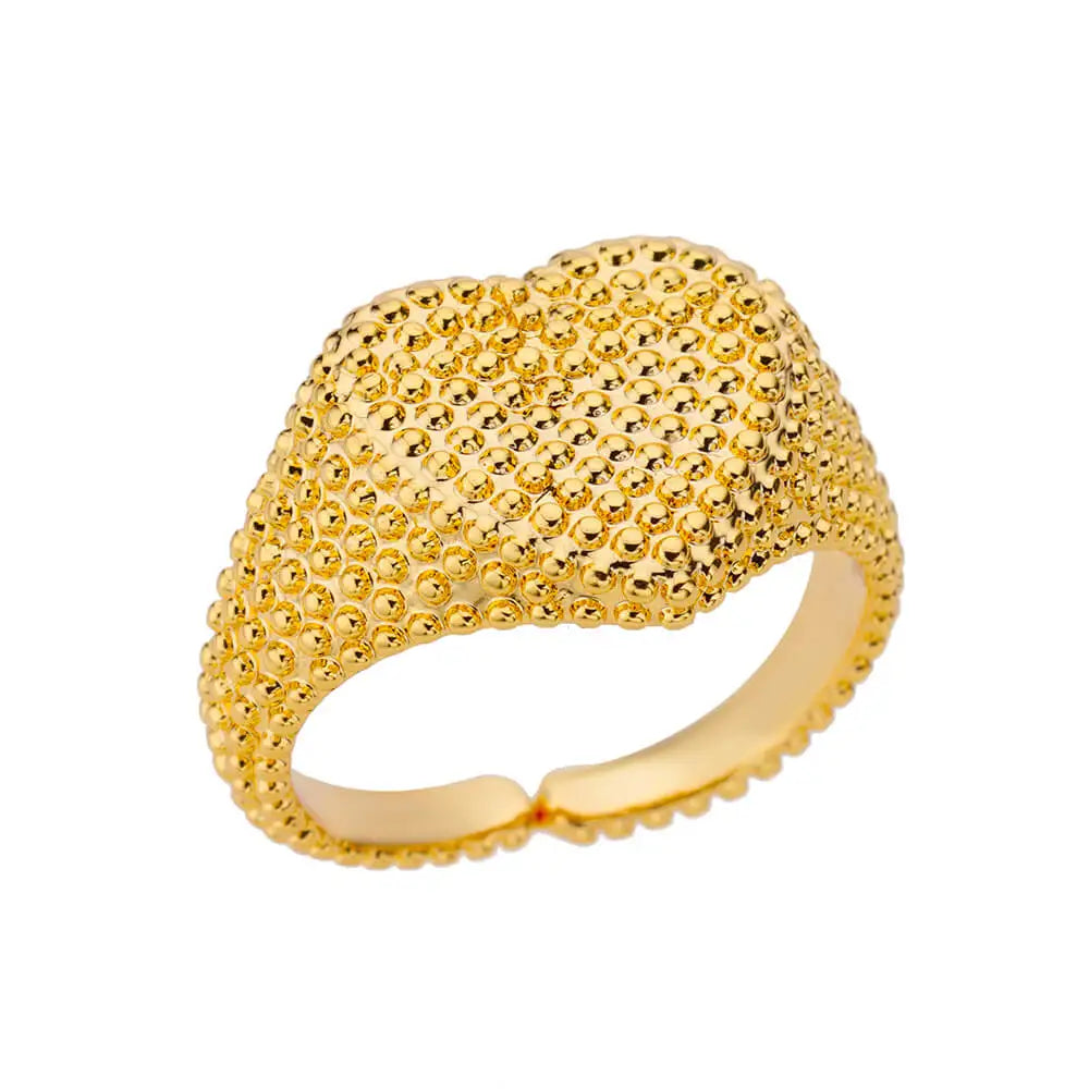 Classic Twist Zircon Stainless Steel Open Ring