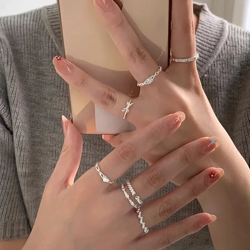 BF CLUB 925 Silver Open Ring for Women