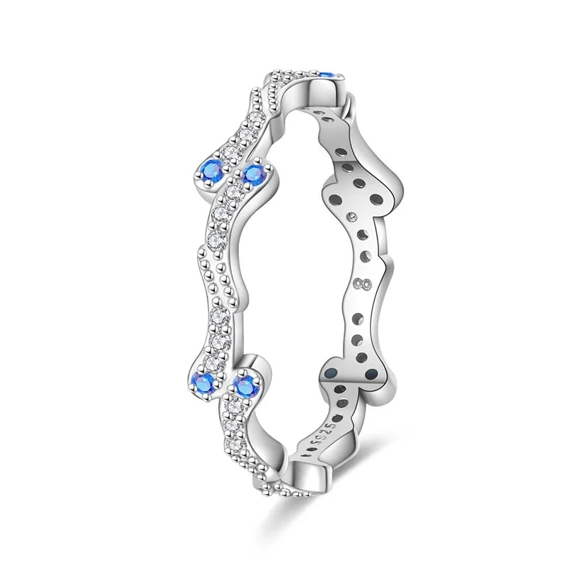 925 Silver Star Moon Colorful Zircon Ring

Product Description: