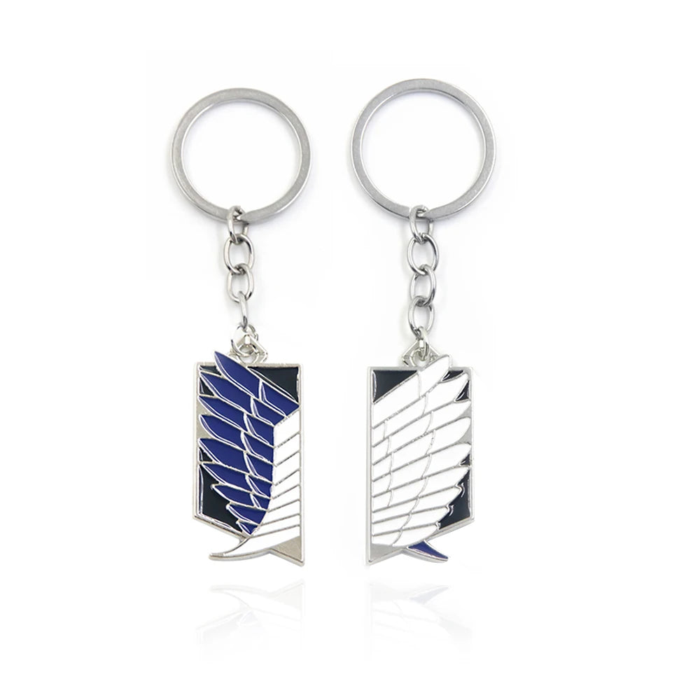 Attack on Titan Wings of Freedom Necklace – Punk Survey Corps Pendant Jewelry for Fans