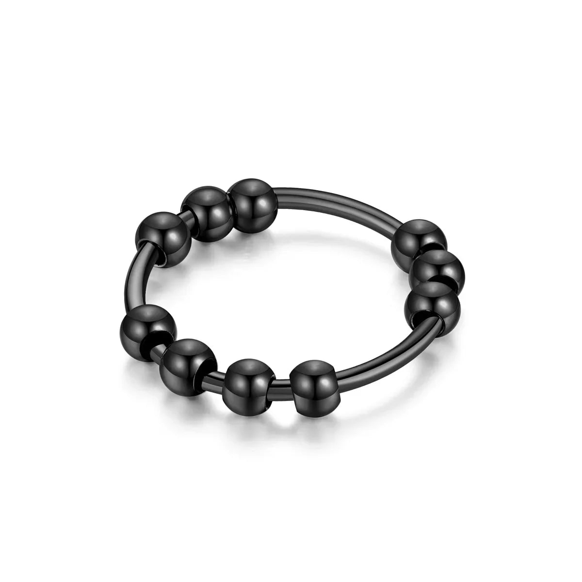 Stainless Steel Anxiety Fidget Ring for Women & Men