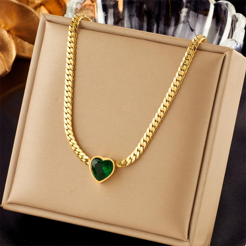 Butterfly Moon Pendant Necklace for Women