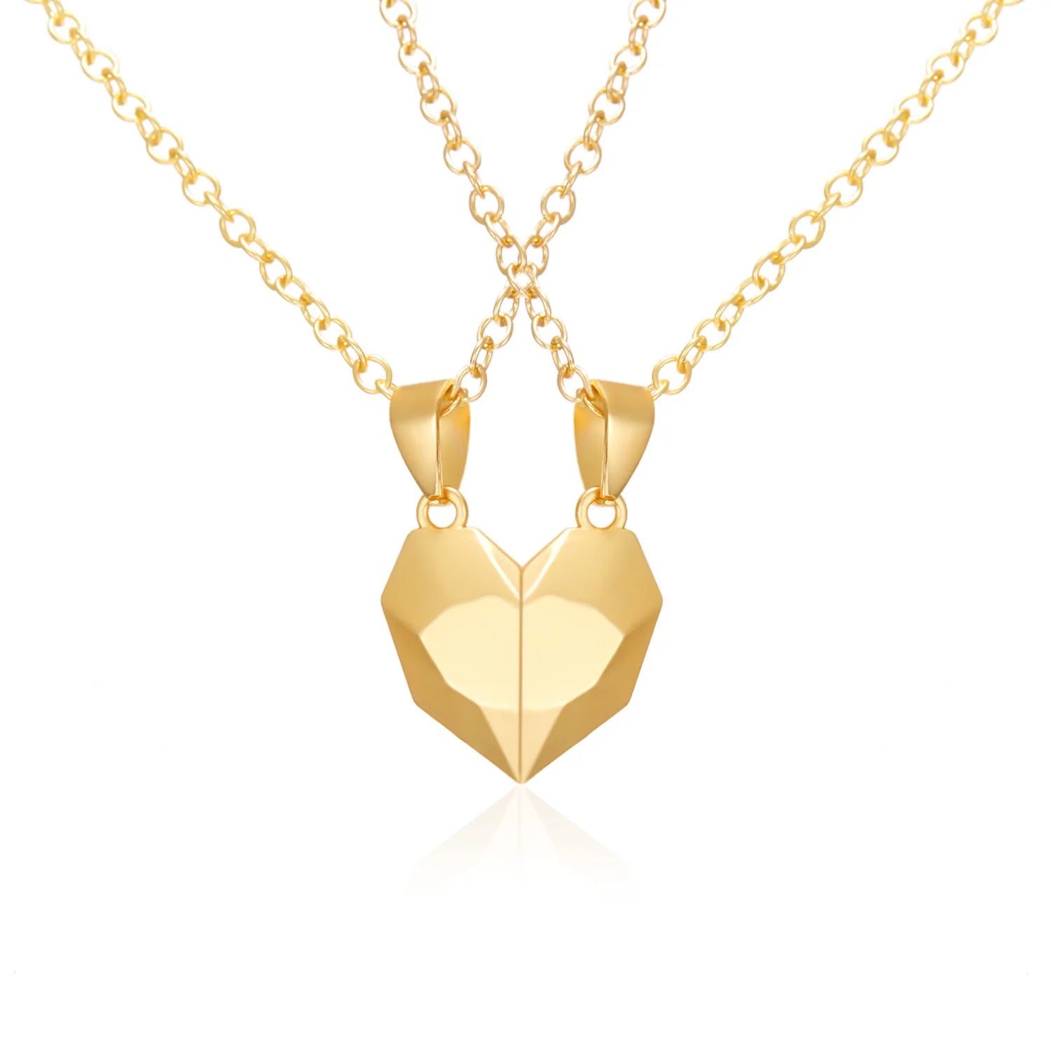 Couple Heartbeat Pendant Necklace for Couples